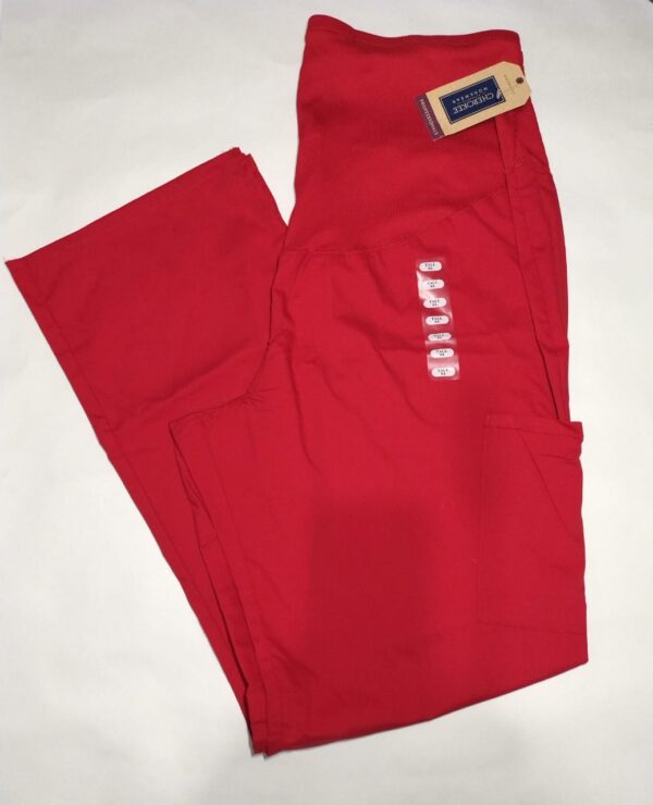 Sudadera en antifluido para embarazada talla XL  Color rojo con bolsillos cargo
