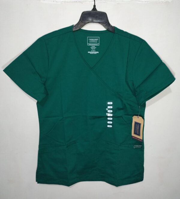 Camisa Antifluido Mujer Talla S color verde oliva