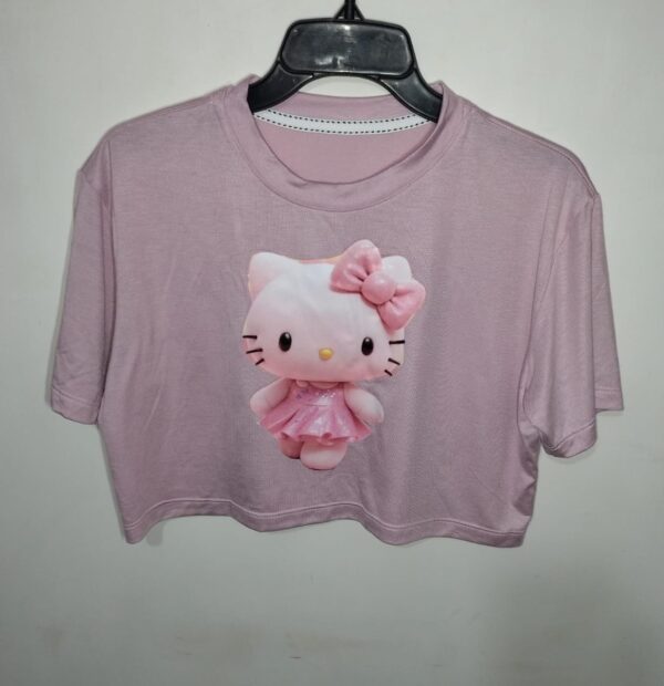 Camiseta crop top  Talla única sirve a talla S a Talla L