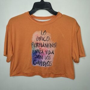 Camiseta crop top  Talla única sirve a talla S a Talla L