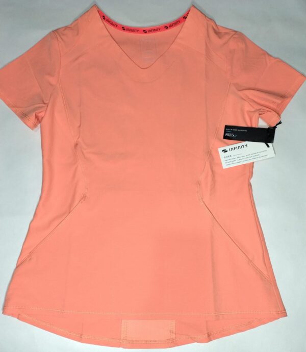Camisa en antifluido Color Salmón talla XS